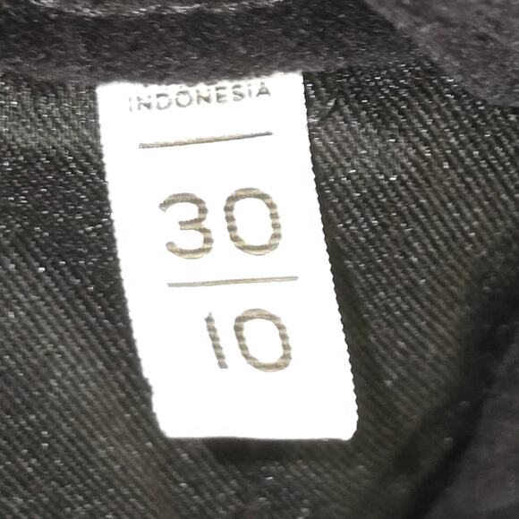 Loft Mariner Nautical Black Velvet High-Waisted Button Detail Pants Size 30 New - Picture 8 of 11